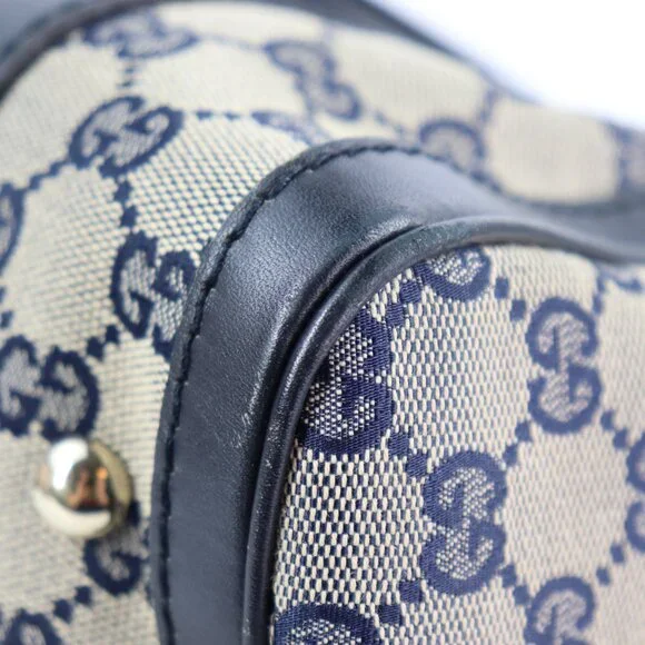 GUCCI Monogram Vintage Web Small Boston - Picture 12 of 16